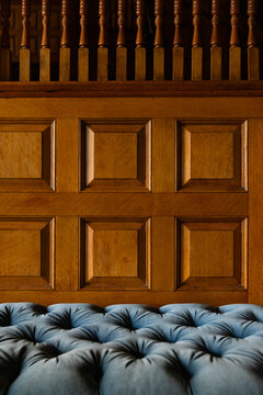 Rustic elegant wooden wall background nobody in blue