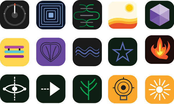 new icon set
