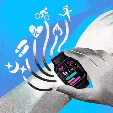Health Tracking Smartwatch &ndash; Wearable Monitoring Concept