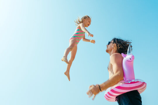 Flying High on a Sunny Day