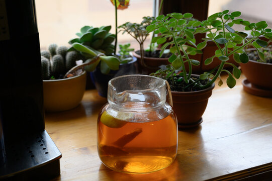 Glass teapot