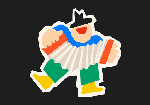 person playing accordion
