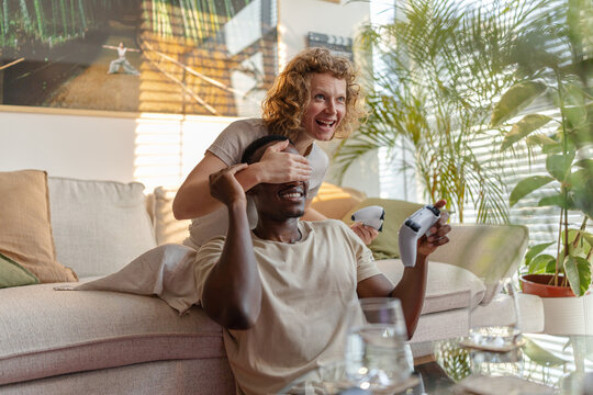 Couple Playing Video Games 
