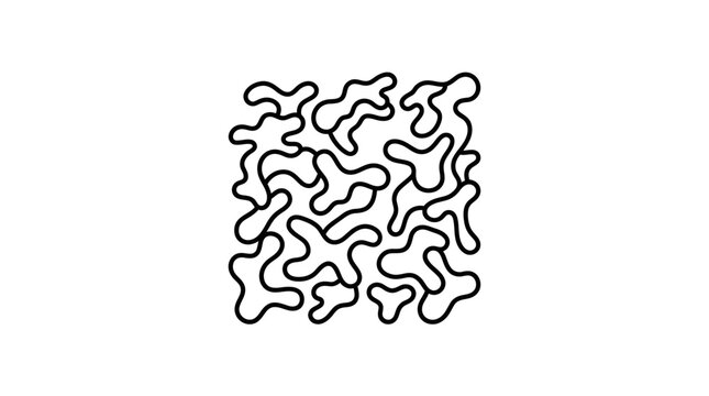 Seamless camouflage pattern abstract line art vector design.