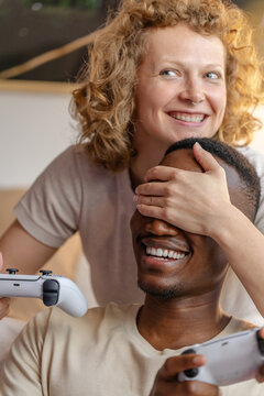 Couple Playing Video Games 