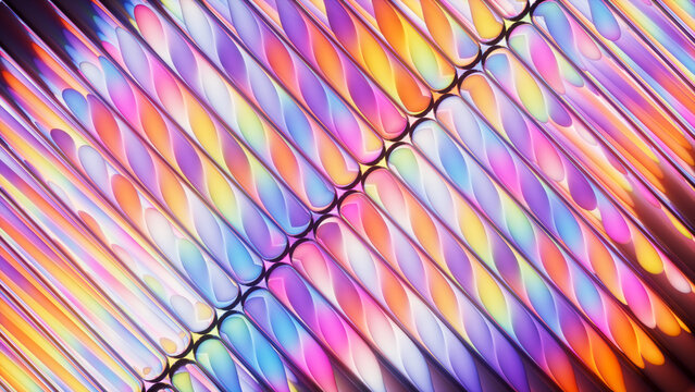 Glass Capsule Diagonal Background