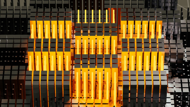 Tech infrastructure for data cubes and servers online