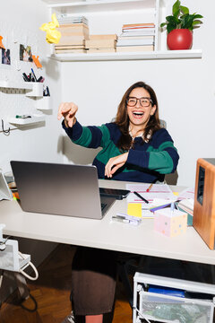 Discarding Stress Laughing