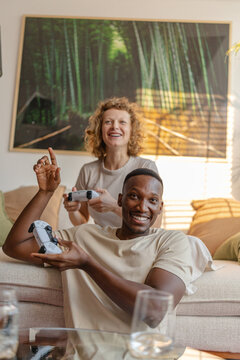 Couple Playing Video Games 
