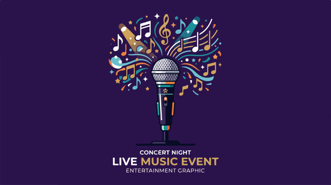 Microphone Music Event Live Performance.