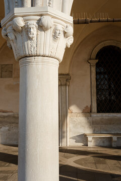 Venice architectural details at sunrise