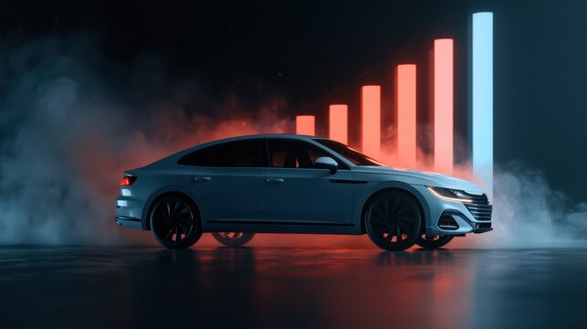 Visualization of electric vehicle adoption rates segmented by age demographics, highlighting trends and patterns in EV usage across different age groups.