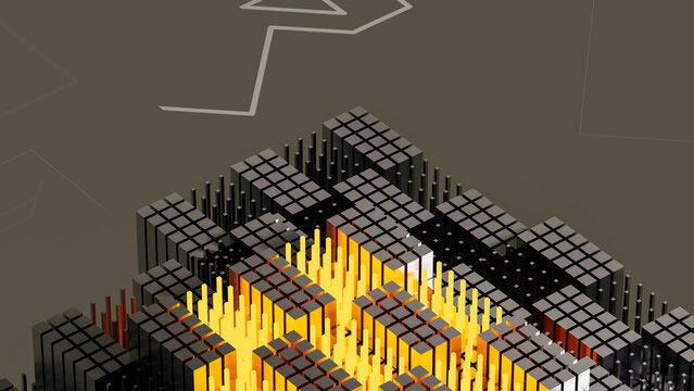 Tech infrastructure for data cubes and servers online