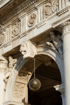 Venice architectural details at sunrise