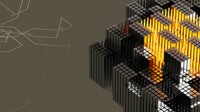 Tech infrastructure for data cubes and servers online