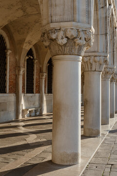 Venice architectural details at sunrise