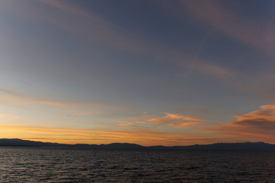 Sunset over Lake Tahoe
