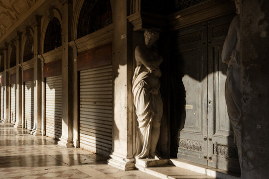 Venice architectural details at sunrise