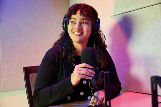 Podcaster portrait