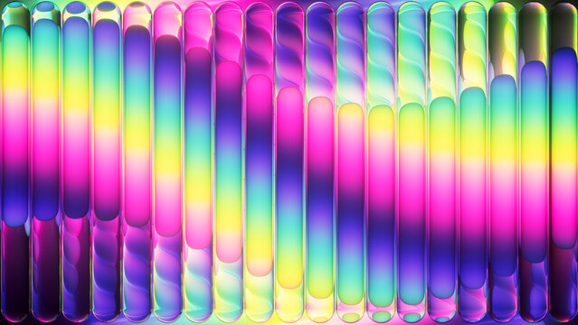 Neon Glass Vertical Background