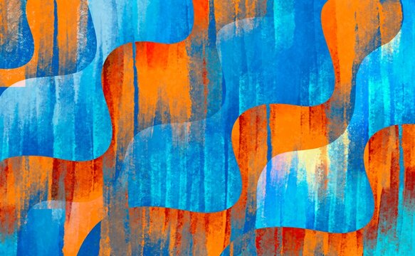 Wavy Structural Lines &ndash; Abstract Textured Background