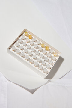 Sample Containers in White Space