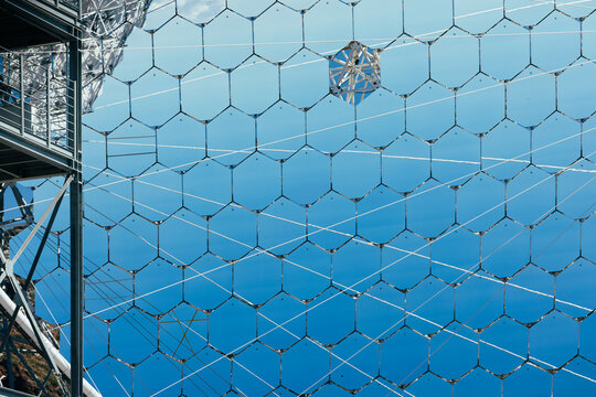 Telescope mirror detail at Roque de los Muchachos, La Palma