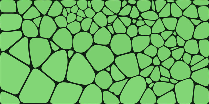 irregular green shapes pattern mosaic tile geometric