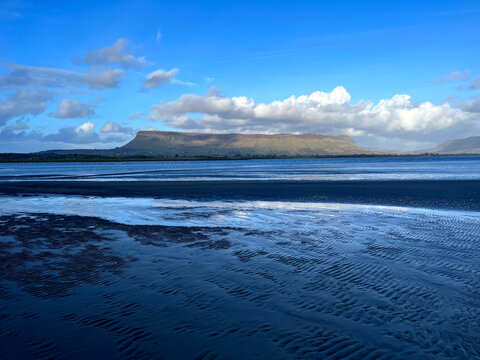 Benbulben with the Lower Rosses beach in the foreground, Sligo Ireland