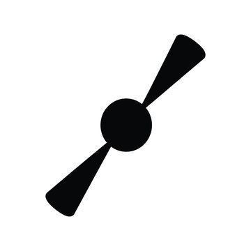 Pulsar Silhouette Icon for Astrophysics and Space Science Research