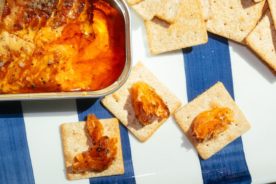 Tinned Fish and Crackers
