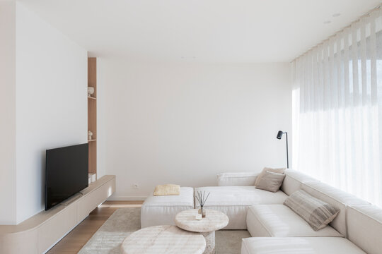 sofa in living room