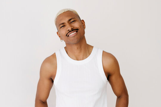 Man smiling