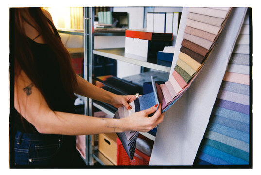 Young woman designer