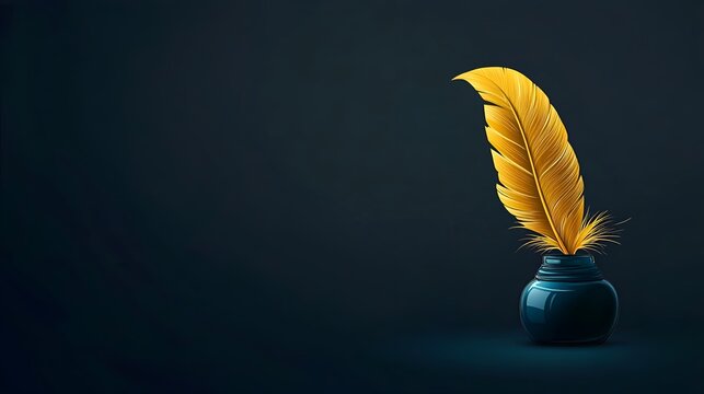feather and ink