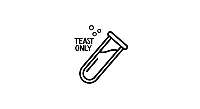 Teast laboratory equipment science beaker.