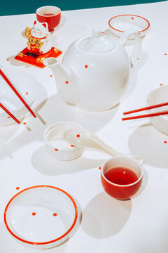 Orient tea set.