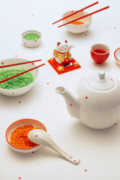 Asian tea set