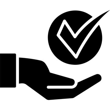 Solid Fill Confirm Icon
