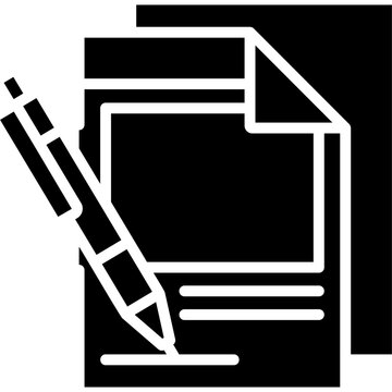 Solid Fill Sign Icon
