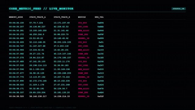 Futuristic Kernel Panic System Failure Terminal Halted Fatal Error Red UI Warning Screen Display.