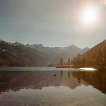 Twin Lakes in the Eastern Sierra 