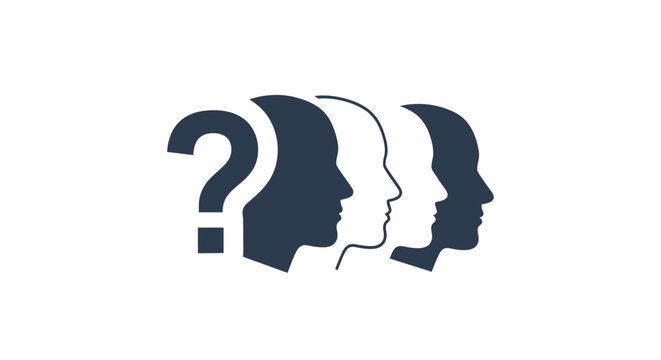 Multiple Profile Heads Question Mark.