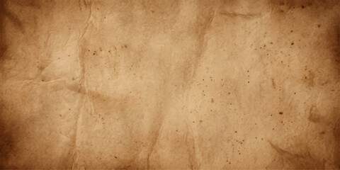 Fototapeta premium A vintage, aged parchment texture with subtle creases and a warm, sepia tone, evoking a sense of history and antique documentation.