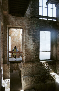 Low Light Brick Interior