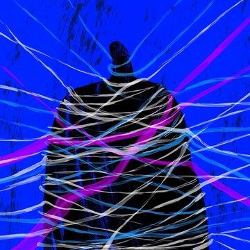 Mental Health Constraints Abstract Concept