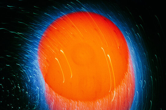 Colorful blurred light abstraction
