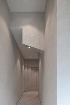 minimalist hallway