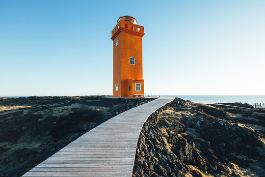 Sv&ouml;rtuloft Lighthouse, Iceland