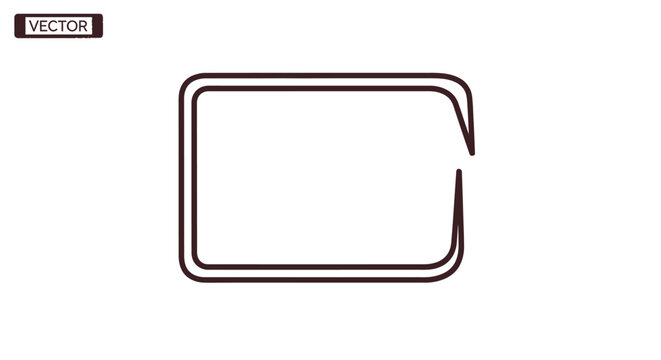 Empty Speech Bubble Vector Graphic, Communication Icon, Blank Text Box